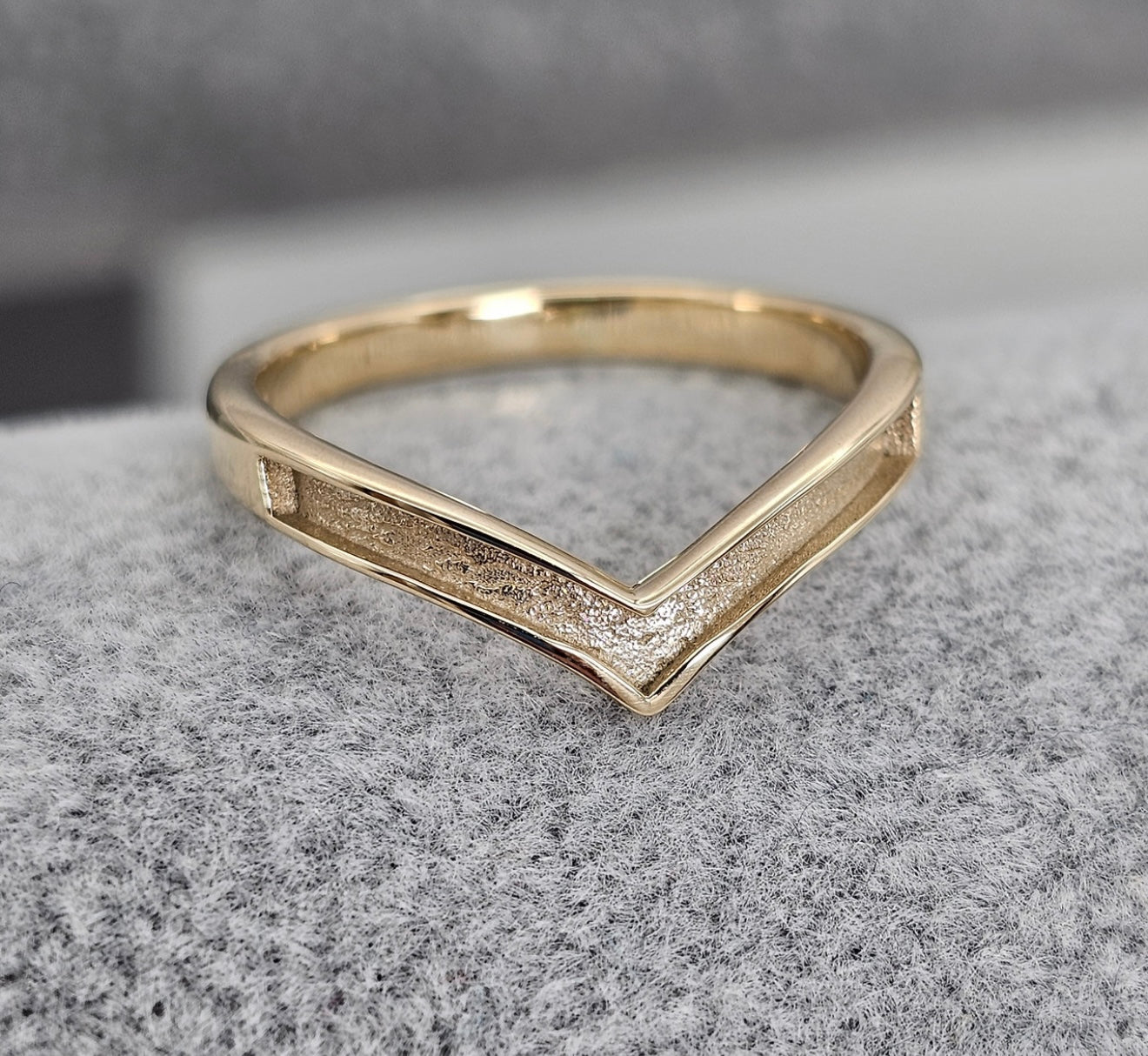 925 Silver Wishbone Ring