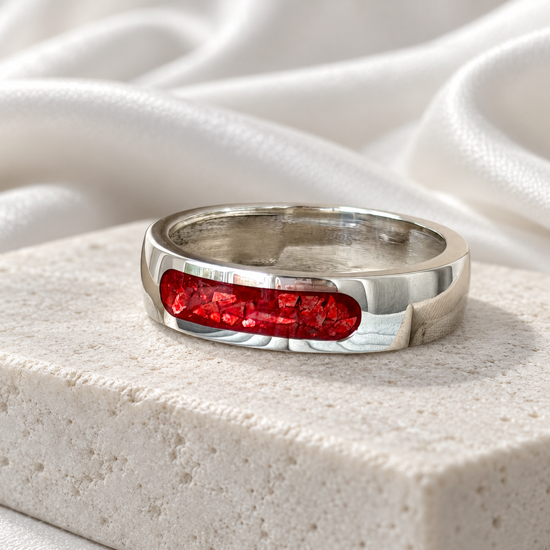 925 Silver Unisex 6mm Rounded Channel Band Ring