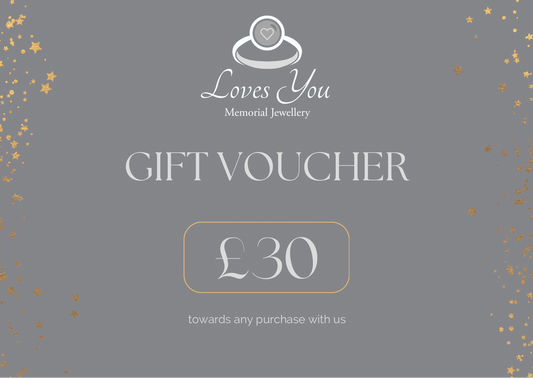 Loves You Memorial Jewellery Gift Voucher