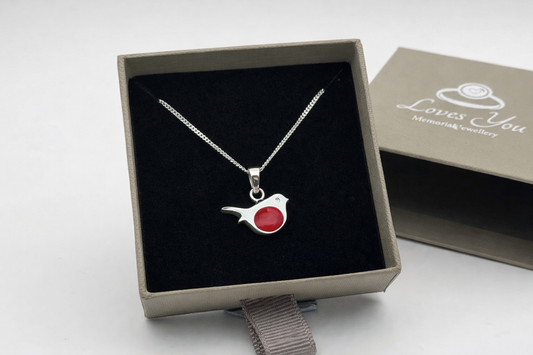925 Silver Robin Pendant