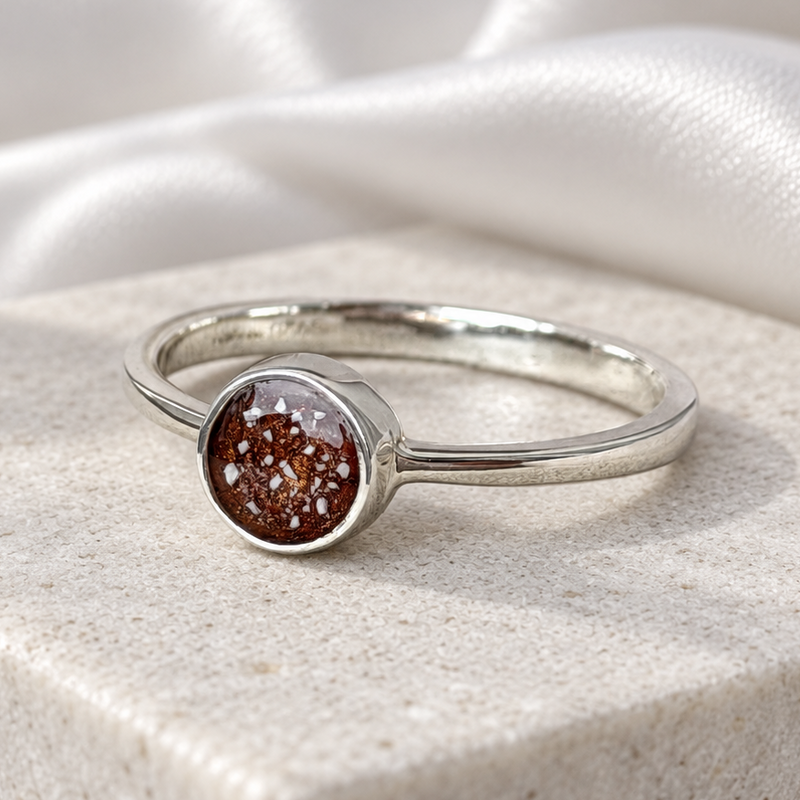 925 Silver Simple Round Ring