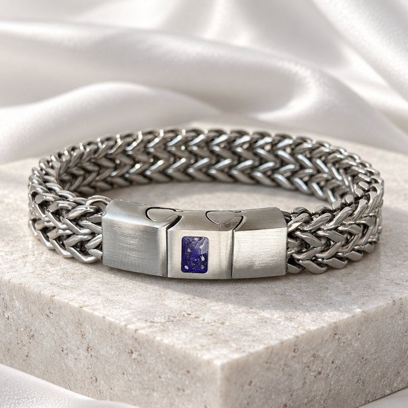 Stainless Steel Gents Chunky Link Chain Bracelet