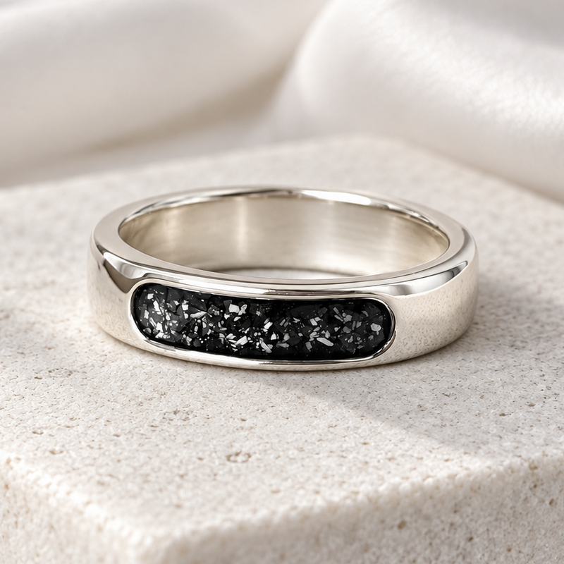 925 Silver Unisex 6mm Rounded Channel Band Ring