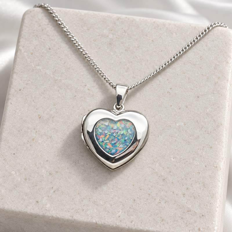 925 Silver Heart Locket Pendant
