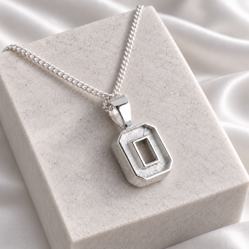 Emerald Crystal Secretly Set Ashes Pendant
