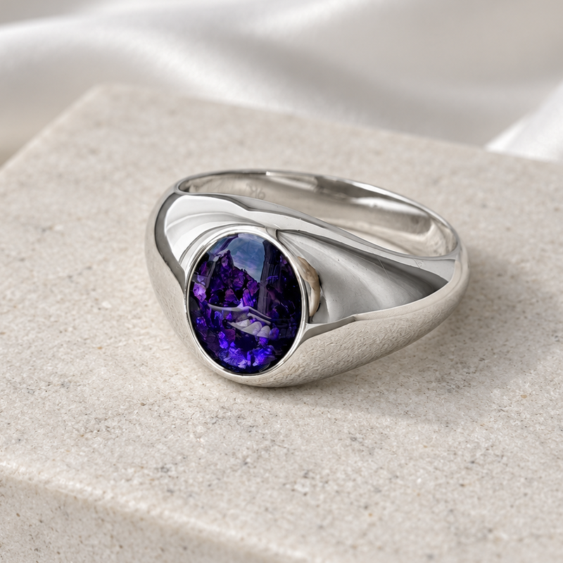 925 Silver Gent’s Oval Signet Ring
