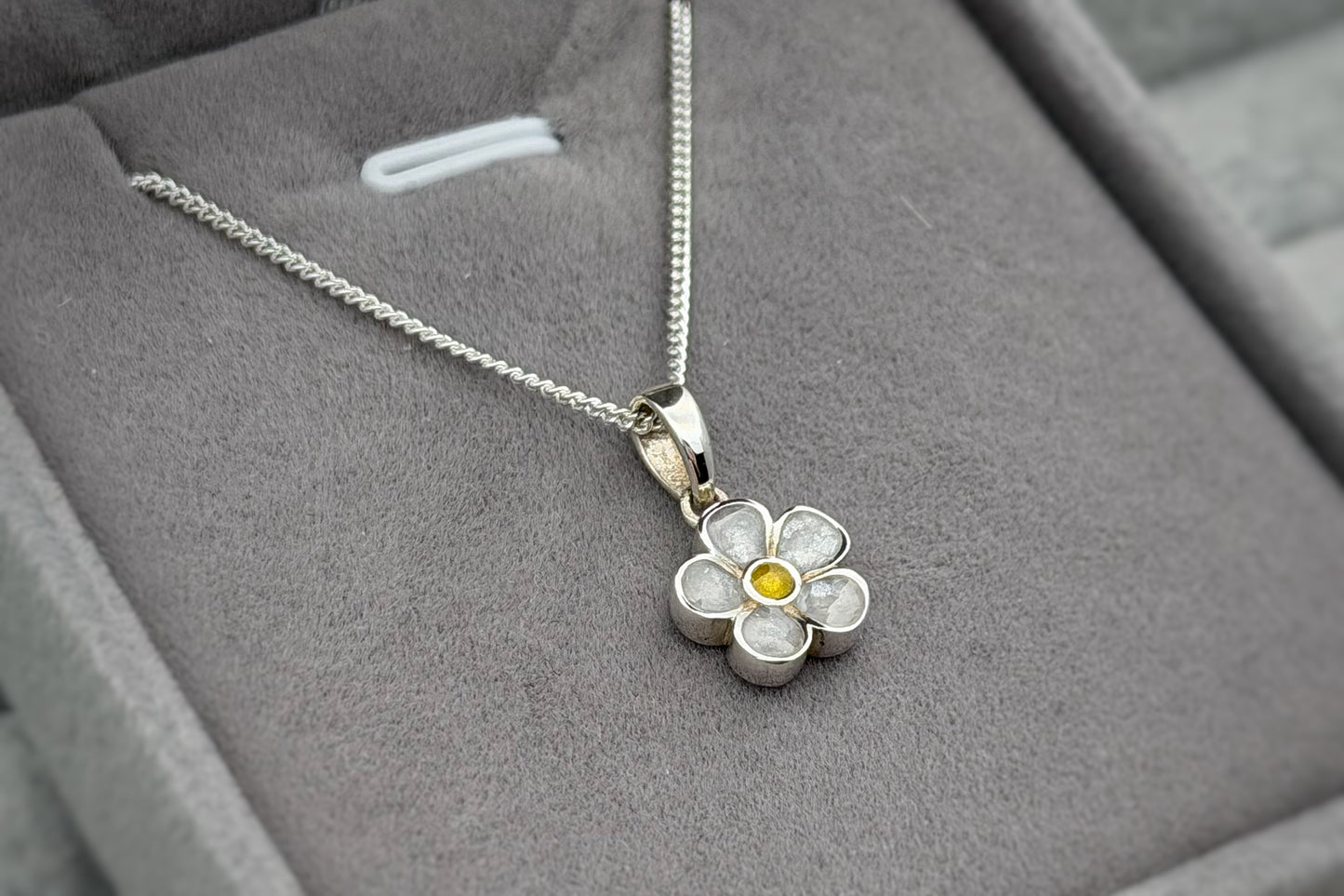 925 Silver Petite Flower Pendant