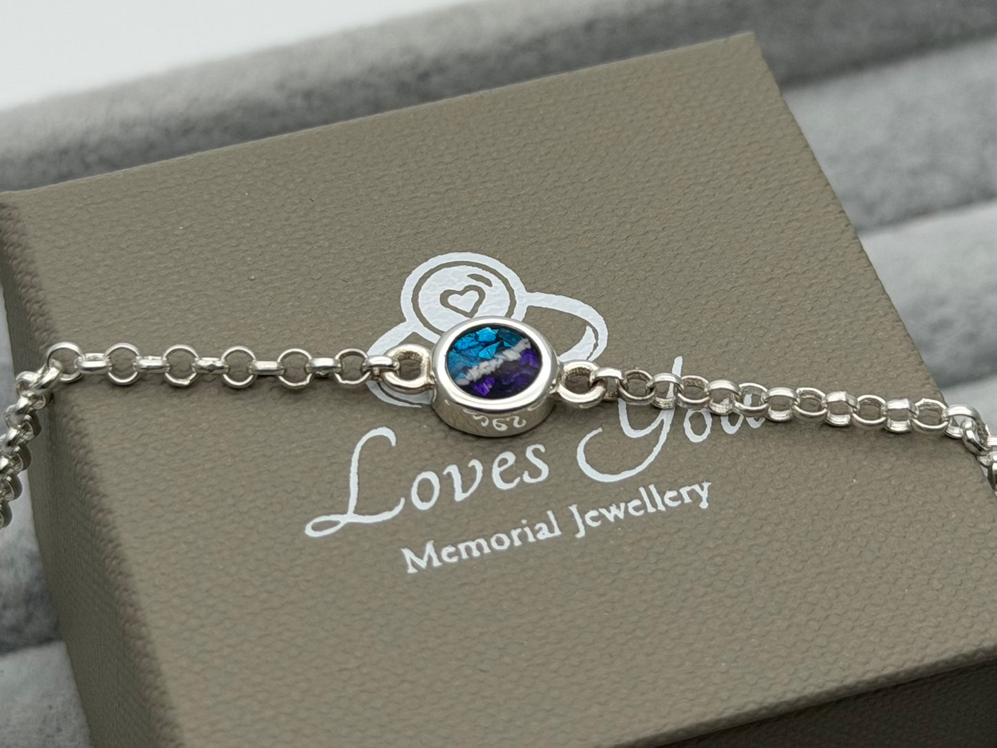 925 Silver Adjustable Belcher Chain Round Bracelet